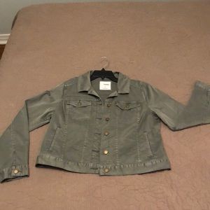Olive green field/military jacket NWOT
